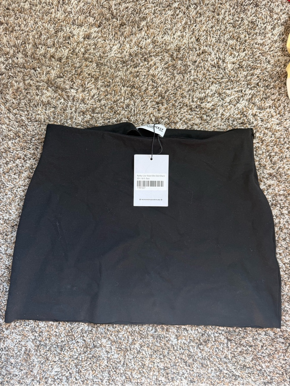 Princess Polly Black Mini Skirt